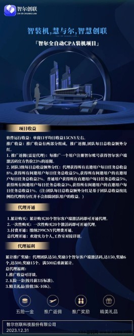 新项目！智尔创联正规电脑自动化褂机单窗口15圆。全网对接！