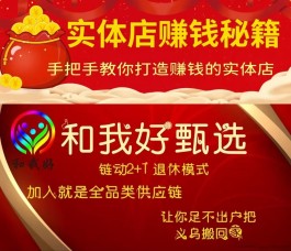 【和我好】全品供应！打造赚钱无货源电商！把义乌搬回家！