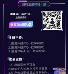 注册送NFT,推广送NFT,可以直接出售，每个10元