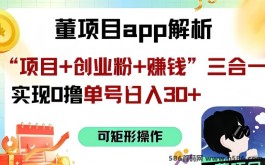 董项目APP：探索超火爆资源整合平台背后的秘密，玩法详尽揭秘，让你轻松成为资源达人！