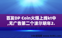 首发DP Coin火爆上线kt中,无广告第二个波尔明年2.3季度主网并上所