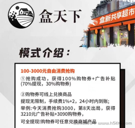 盒天下模式泰山众筹机制，倍增复利裂变卖货，社区共识止损重生返利商城app嗨购乐买买小程序APP分销商城系统软件开发定制