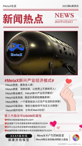 MetaX新兴产业经济模式，关注需求提供服务支持！