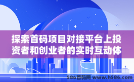 探索首码项目对接平台上投资者和创业者的实时互动体验