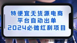 2024新项目，特便宜电商模式解析，15天消费8W，红利时刻，别错过！