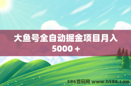 揭秘阿里系大鱼号掘金项目：轻松月入5000＋的机会！