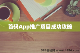 首码App推广项目成功攻略