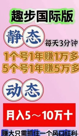 趣步：在家轻松赚米的全新选择，简单操作助你快速积累财富与收溢！