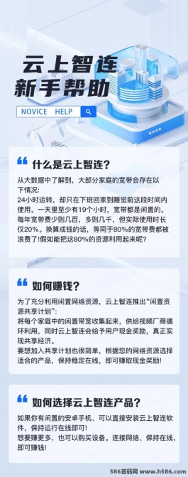 闲置网络资源变“金矿”：云上智连首码发布，赚零花钱新玩法！