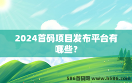 2024首码项目发布平台有哪些？