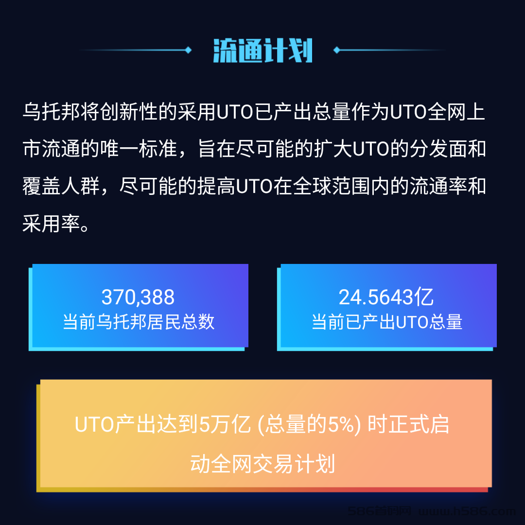 错过中本聪，不要在错过乌托邦UTO