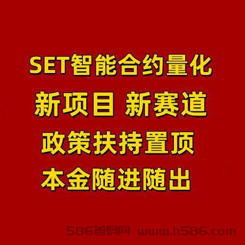 SET智能合约量化理财 首码对接 一手资源对接